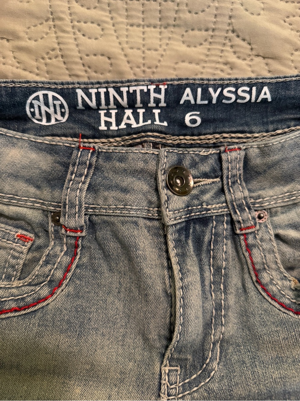 Ninth Hall Alyssia Women's Light Blue Jeans - Size 6